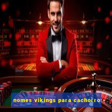 nomes vikings para cachorro